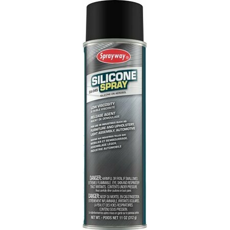 SPRAYWAY Silicone Spray, 20oz, 12PK SW945
